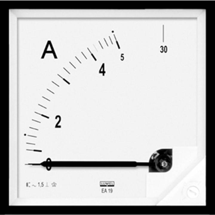 Image du produit Lumel EA19 100/5A Appareil de mesure encastré 96 x 96 mm 100 A/AC Fer rotatif