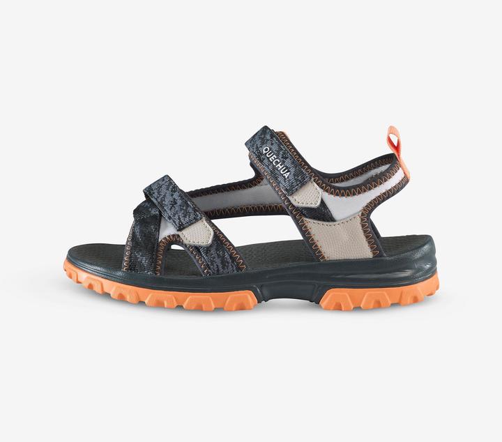 Actual product image Quechua Sandalen Kinder Wandern - NH500 grau/schwarz (38, 39)