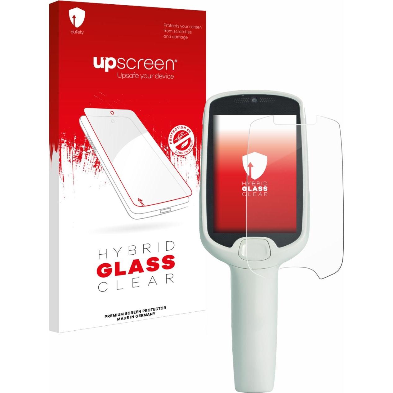 upscreen Schutzglas Schutzfolie Displayschutz Display Schutz Glas Folie klar, Barcode-Scanner Zubehör