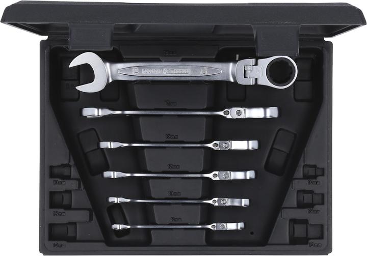 Immagine prodotto KS Tools Set di chiavi a scatola doppia CHROMEplus, metriche, in astuccio, 6 pezzi (19 mm, 12 mm, 14 mm, 16 mm, 10 mm, 18 mm, 17 mm, 11 mm, 15 mm, 8 mm, 9 mm, 13 mm)