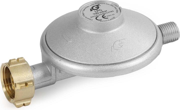 Produktbild Wiltec Gasdruckminderer Frankreich Gasdruckregler 700mbar 1,5m Gasschlauch Gas