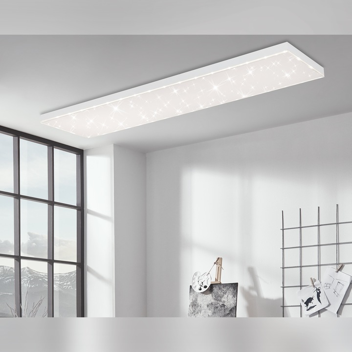 Immagine prodotto Briloner Pannello CCT LED senza cornice, con effetto luminoso stellato, bianco, 1xLED/38W (3800 lm)