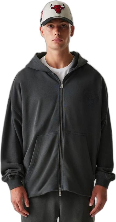 Produktbild New Era Chicago Bulls Full-Zip-Sweatshirt Washed (M)
