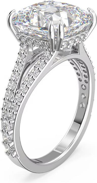 Actual product image Swarovski Constella Cocktail Square Ring Silver (60)