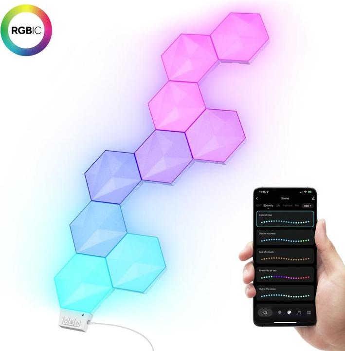 Immagine prodotto Trust Pannelli Esagonali A LED Gxt903 Vybz (RGB)