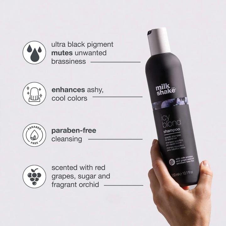 Immagine prodotto Milk_Shake Icy Blonde Shampoo 300 ml (300 ml, Shampoo liquido)