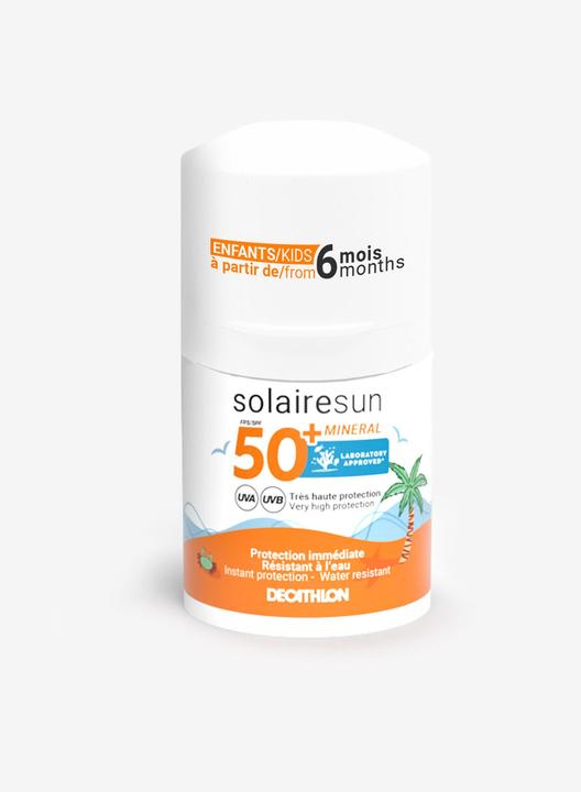 Actual product image Decathlon IP50+ (Suntan cream, SPF 50+, 50 ml, 83 g)