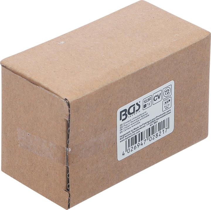 Image du produit BGS Cliquet réversible enfichable 12,5 mm (1/2") Empreinte 9 x 12 mm (1/2")