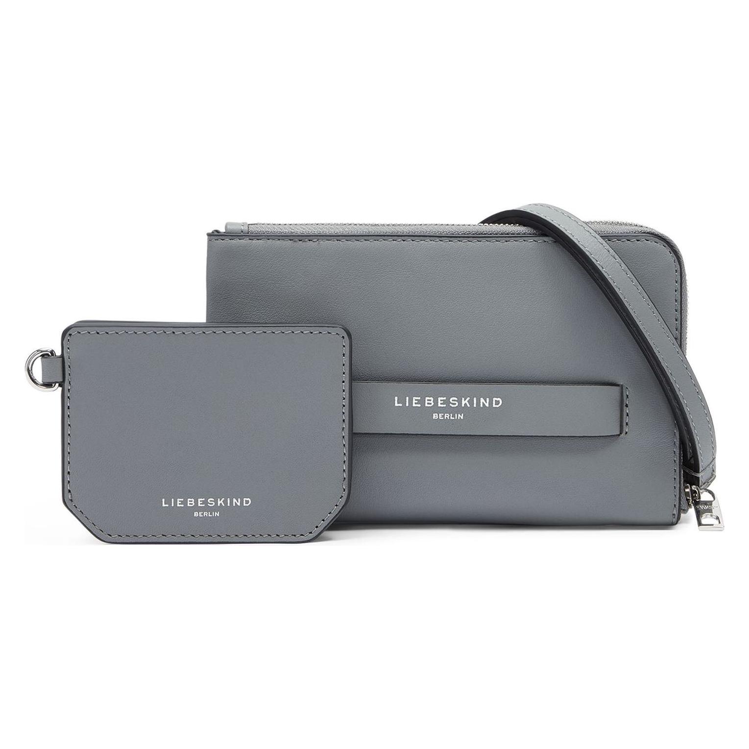 Liebeskind Berlin, Damen, Handtasche, Neck Accessories Umhängetasche Mit Schlüsselanhänger, Grau