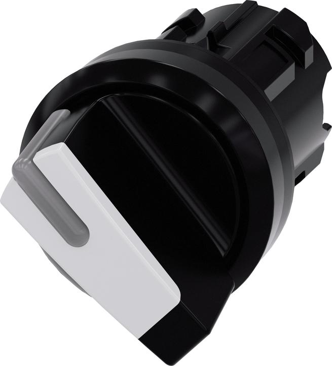 Actual product image Siemens Selector switch, 22mm round black white