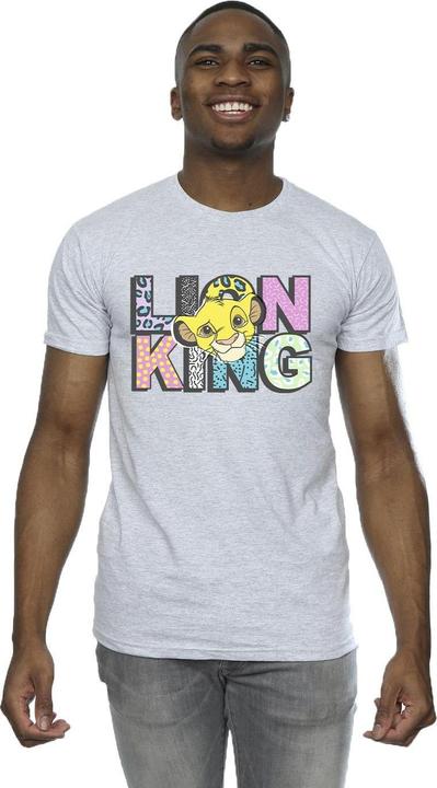 Produktbild Disney The Lion King Pattern Logo TShirt (5XL)
