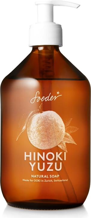 Actual product image Soeder* Hinoki Yuzu (Liquid soap, 500 ml)