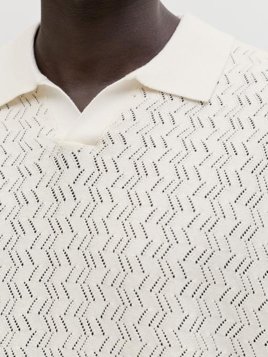 Produktbild Jack & Jones Jortyler Knit Ss Split Neck Polo Sn (M)