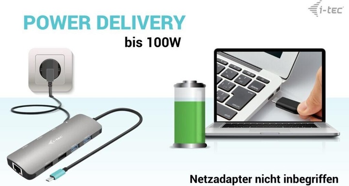 Productafbeelding i-tec Nano (USB-C, 9 Havens)