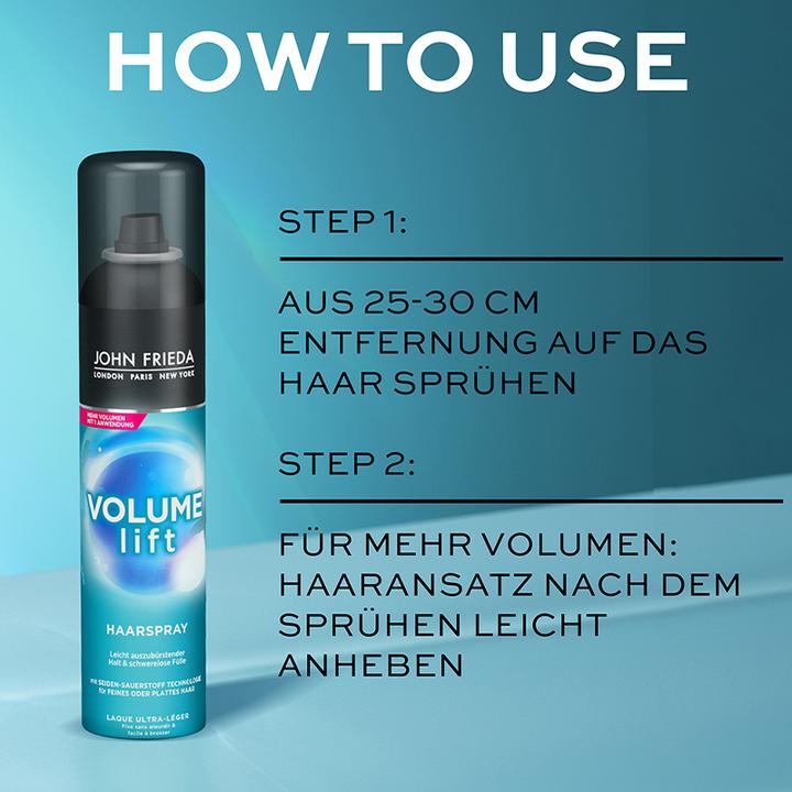 Image du produit John Frieda Volume Lift Laque Fixation Volume 250ml (250 ml)