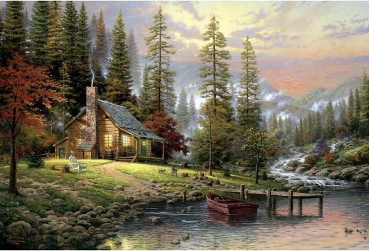 Immagine prodotto Schmidt Spiele Thomas Kinkade: casa in montagna (500 pezzi)