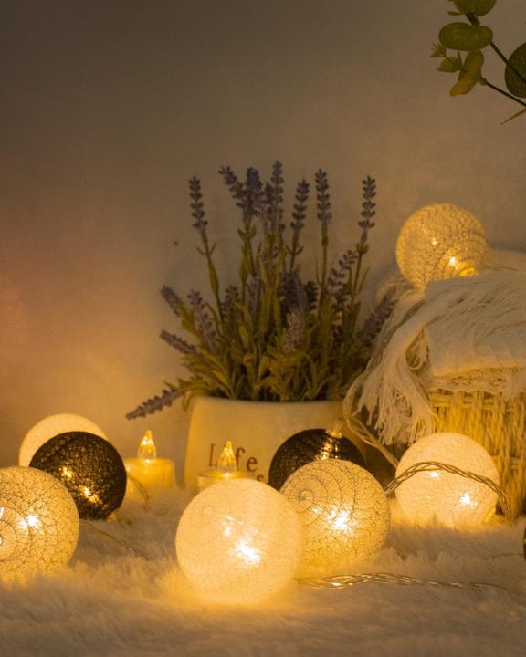 Actual product image Ciskotu LED Lampions-Lichterkette mit, 20 LEDs (3.80 m)