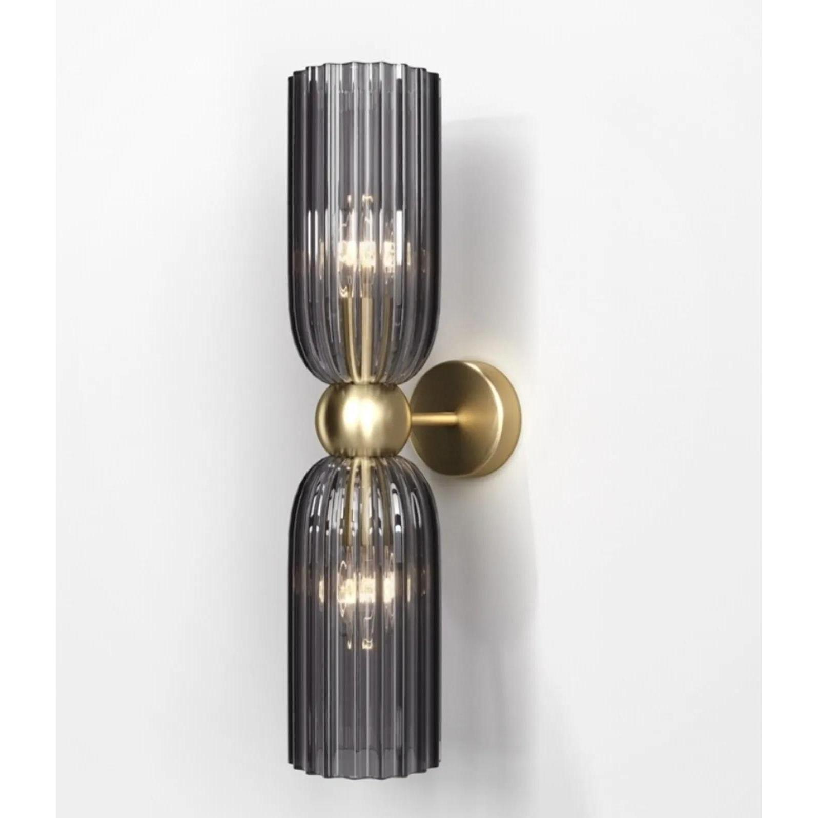Thumbnail - Maytoni, Wandleuchte + Deckenleuchte, Antic Wandleuchte, Wandlampe 2x E14 Grau Gold-Farbe (E14)