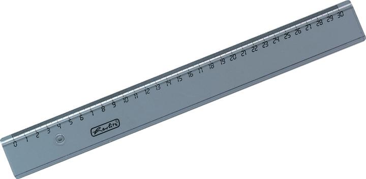 Actual product image Herlitz Herl ruler plastic transp. (30 cm, Plastic)