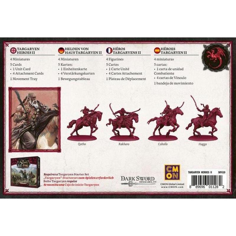 Thumbnail - Cmon CMND0168 - Song of Ice & Fire: Targaryen Heroes #2, Brettspiel, für 2 Spieler, ab 14 Jahren (Englisch)