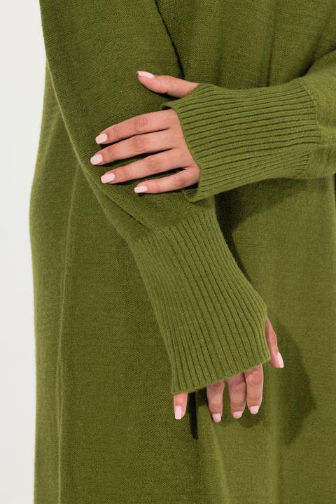Immagine prodotto Ulla Popken Abito in maglia con collo alto e maniche lunghe (50, 52)