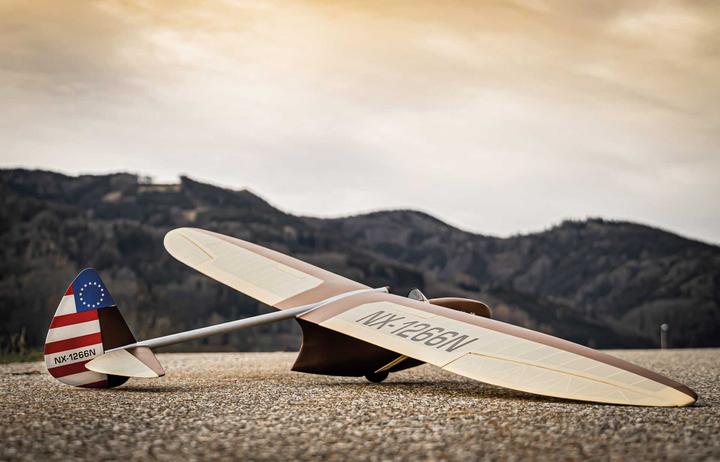 Produktbild Planet-Hobby Bowlus Baby BA-100 Albatross Holzbausatz Oldtimer Segelflugmodell, Albatros (Segelflugzeug)
