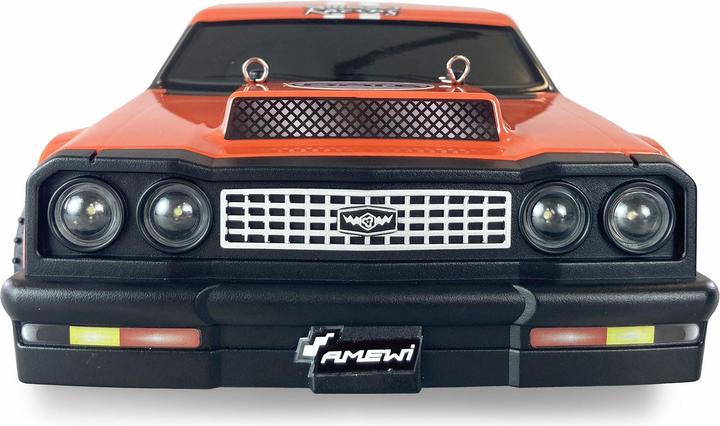 Actual product image Amewi Drag race vehicle DR1.6 brushed 4WD 1:16 RTR orange (RTR Ready-to-Run)