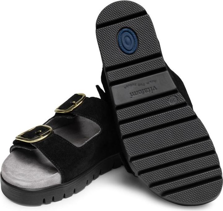 Actual product image Vitaform Pantolette Veloursleder Soft (43)