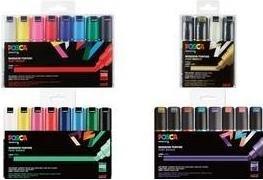 Image du produit Posca Marqueur PC-8K pointe biseautée (4x)