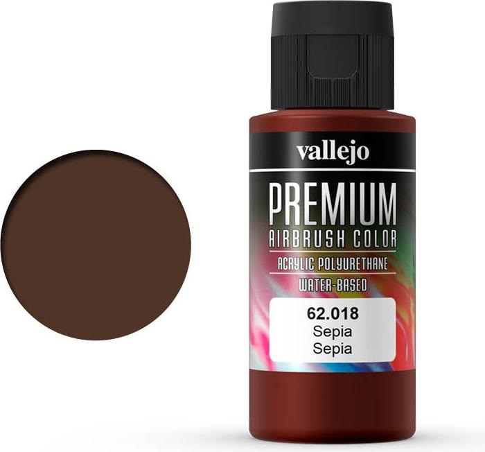 Productafbeelding Vallejo Premium Airbrush kleuren (Sepia, 60 ml)