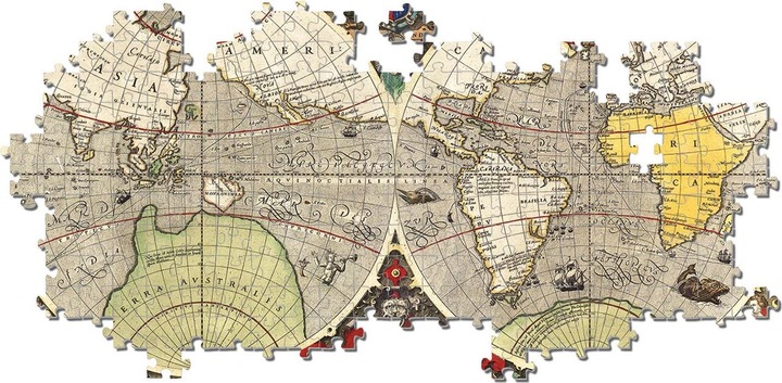Immagine prodotto Clementoni Mappa del mondo nautico (6000 pezzi)