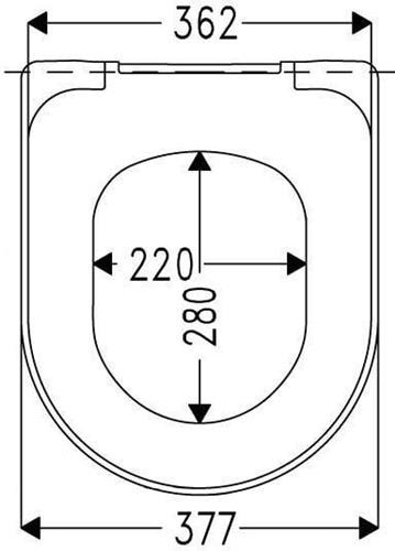 Image du produit Hamberger Siège WC Tube SoftClose Premium
