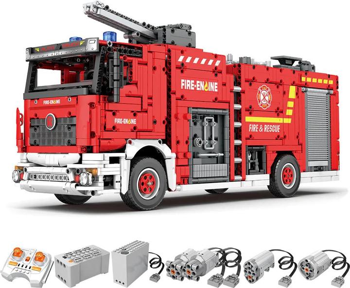 Produktbild ReoBrix Fire Truck Fire Rescue w. Watertank - Tanklöschfahrzeug