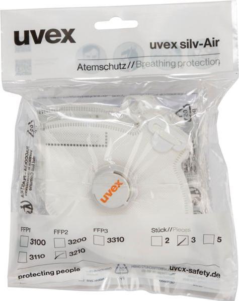 Actual product image Uvex Folding mask silv-Air c 3210 FFP2 (FFP2, 3x)