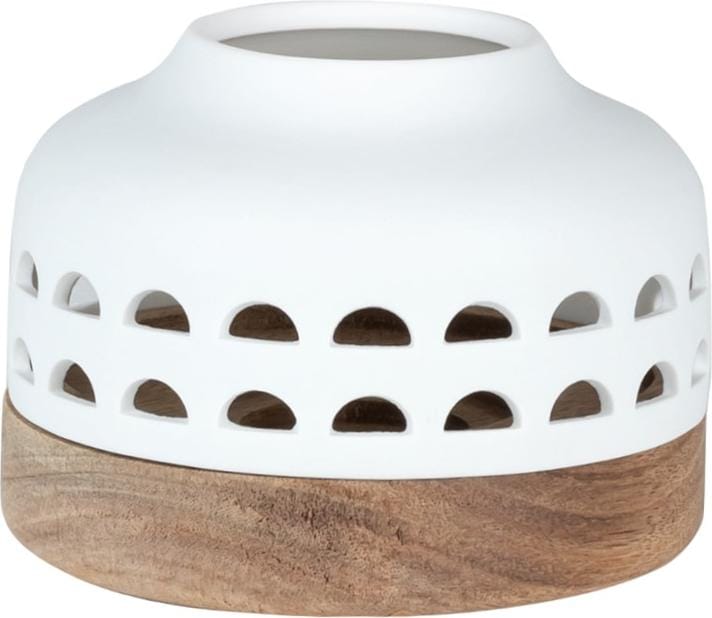 Produktbild Räder Laterne auf einem Holzsockel