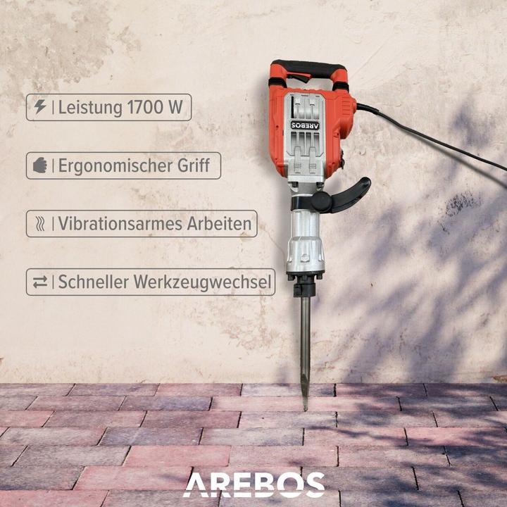 Actual product image Arebos Demolition hammer (Electrical connection, Hammer drill)