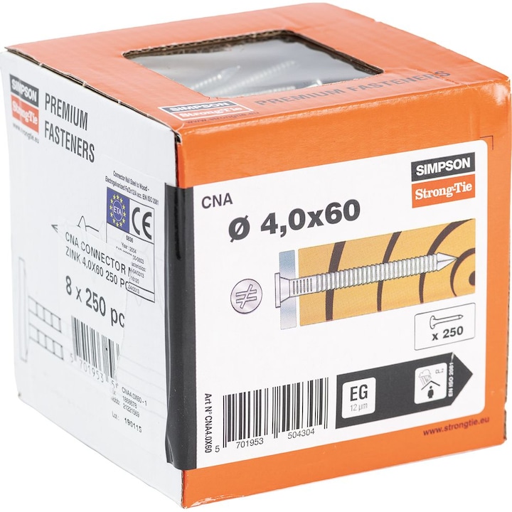 Image du produit Simpson Sst Clous de peigne (250 pcs)