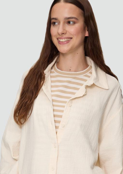 Produktbild s.Oliver Bluse Oversized-Hemdbluse aus Musselin (44)