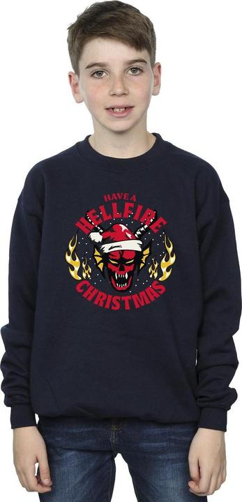 Produktbild Netflix Stranger Things Hellfire Christmas Sweatshirt Jungen (128)