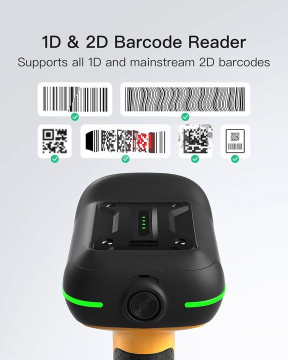 Immagine prodotto Inateck Barcodescanner 75 black (BCST-75 black) (Codice QR, Codici a barre 1D, Codici a barre 2D)