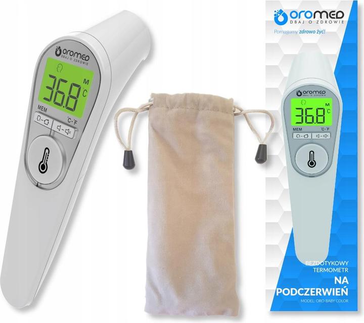 Actual product image ORO HI-TECH MEDICAL ORO-BABY COLOR digital kropstermometer Termometer med fjernregistrering (Non-contact)