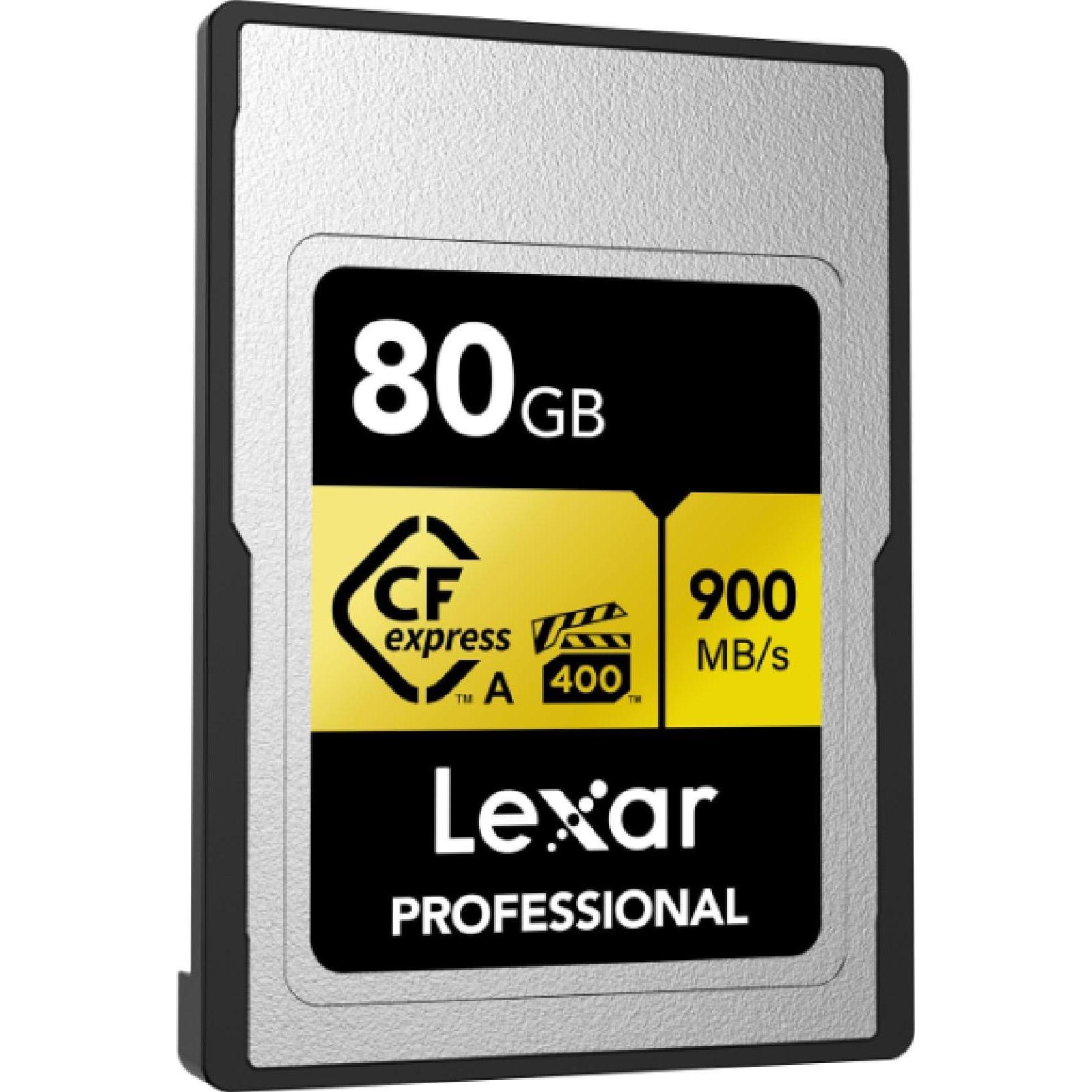 Lexar Professional Gold (80 GB, CFexpress Typ A), Speicherkarte, Schwarz