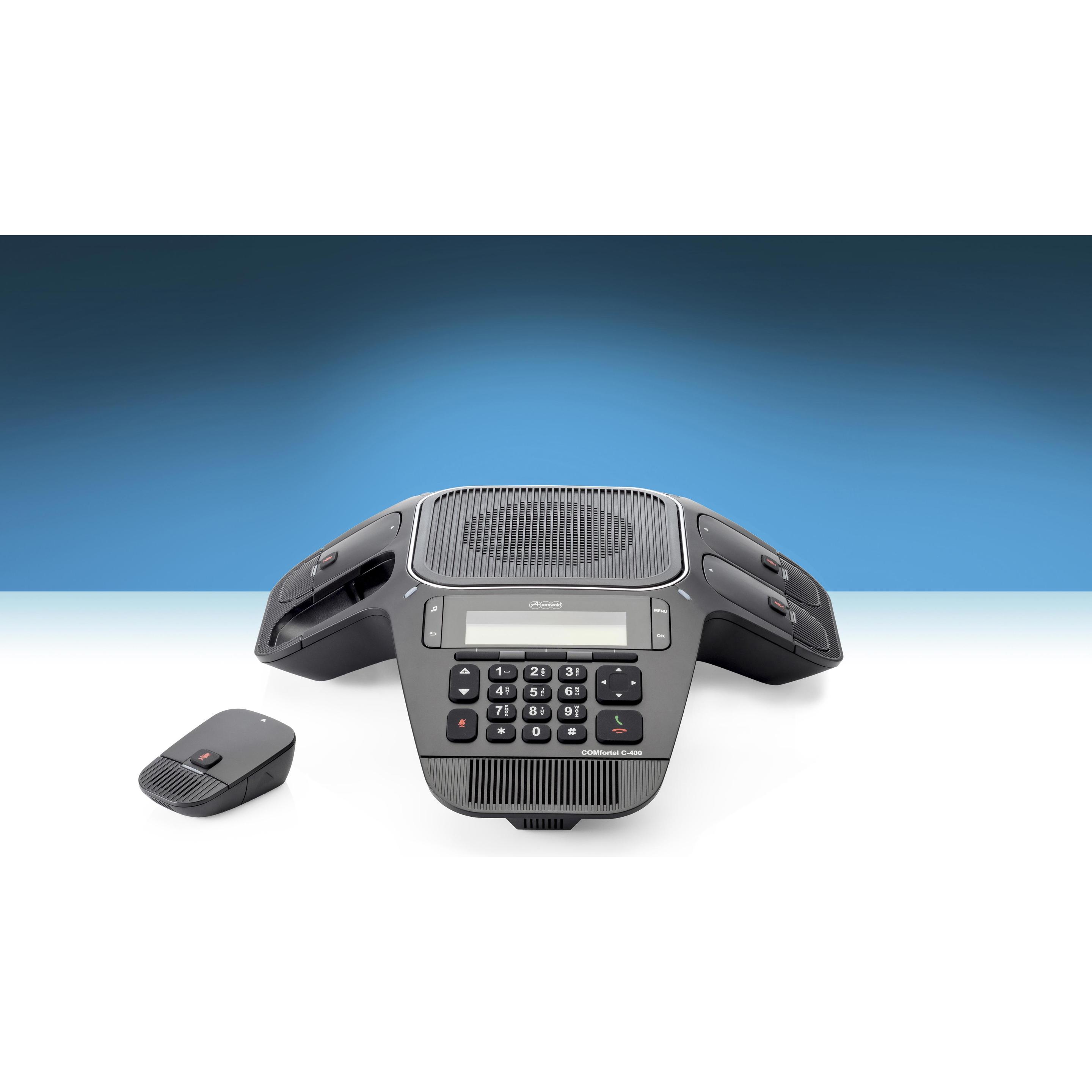 Auerswald COMfortel C-400, Telefon, Schwarz