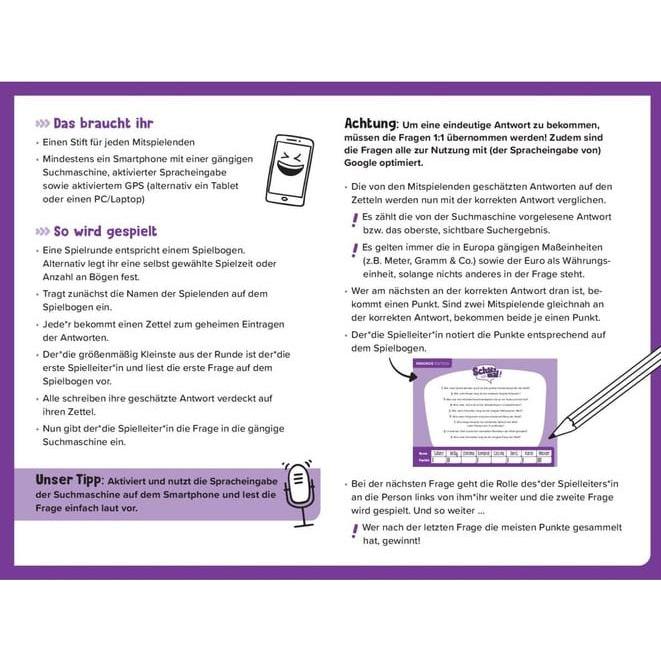 Thumbnail - SMV, Rätselspiele, Schätz mal! Rekorde Edition (Deutsch)