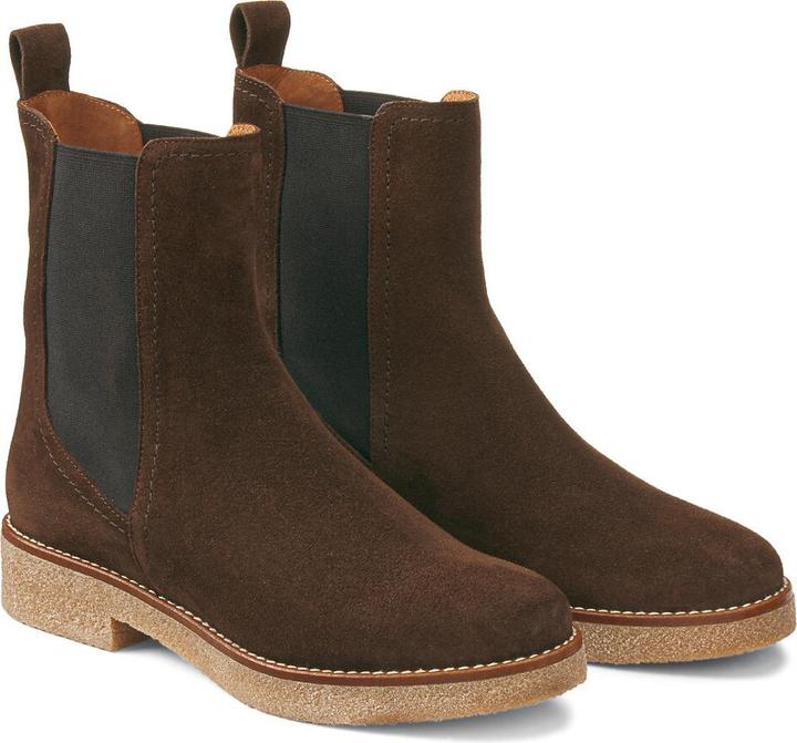 Produktbild La Redoute Collections Chelsea-Boots aus Veloursleder (40)