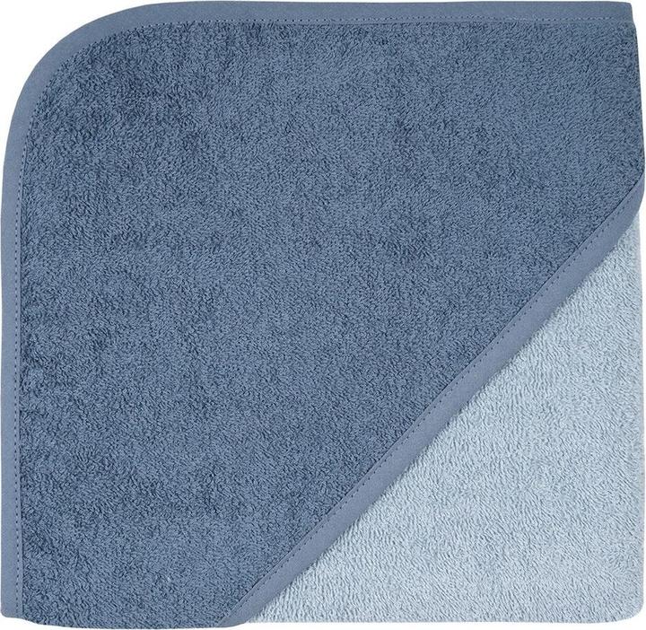 Kapuzenbadetücher & Handtücher Kapuzenbadetuch 80 x 80 cm - Uni Rauch Taubenblau