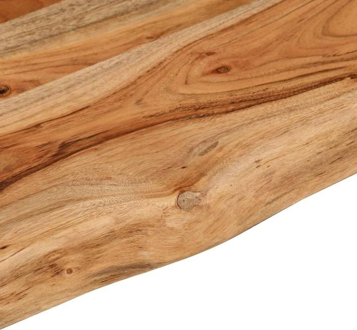Image du produit VidaXL Étagère murale Rectangulaire Bord d'arbre Étagère suspendue Bureau Étagère en bois massif Acacia