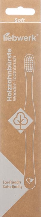 Actual product image Liebwerk Wooden toothbrush Soft Pine (Soft, 1 x)