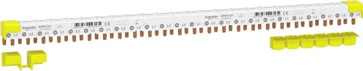 Schneider Electric Acti9 Phasenschiene Stift, 3P+N, 9mm- A9XPC724