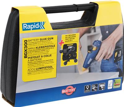 Image du produit Rapid BGX300 Pistolet à colle sans fil 12mm